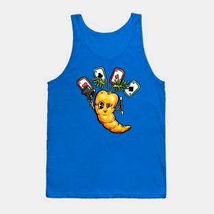 The Carrot Magician Lucky Aces Cartoon Tank Top